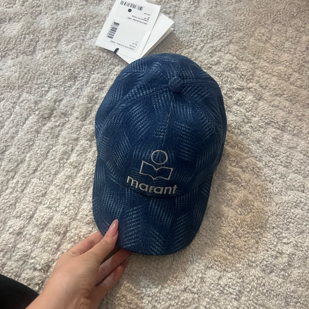 Isabel Marant Indigo Denim Cap